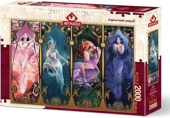 Puzzle Dört Cevher 2000 Parça Puzzle ürün görseli 1