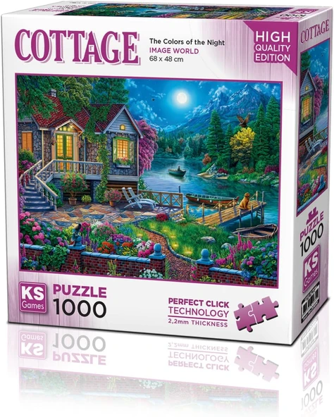 Ks Games 1000 Parça Gecenin Renkleri Puzzle ürün görseli 1
