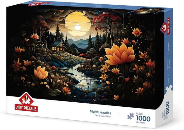 Puzzle Gece Güzellikleri 1000 Parça Puzzle ürün görseli 1