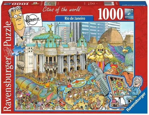 Ravensburger Fleroux Serisi - 1000 Parça Rio Puzzle ürün görseli 1