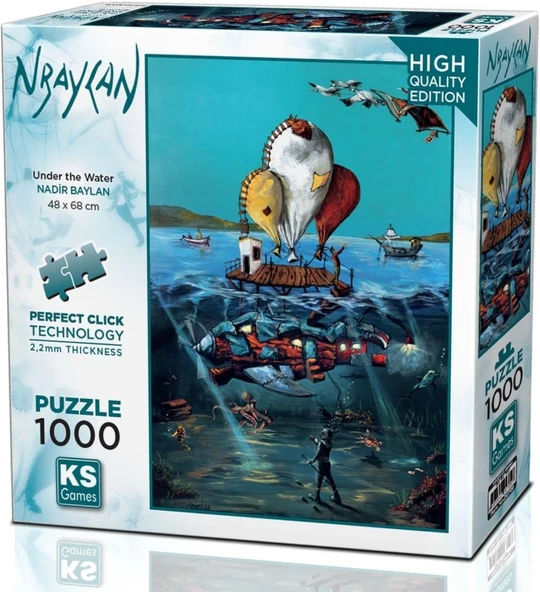 20709 Under The Water 1000 Parça Puzzle -Ks Puzzle ürün görseli 1