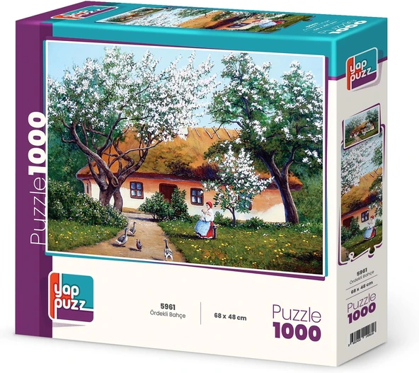Ördekli Bahçe 1000 Parça Puzzle ürün görseli 1