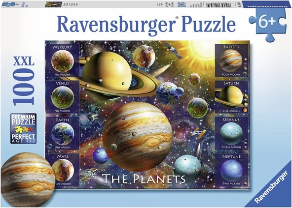 Ravensburger 100 Parça Gezegenler Yapboz ürün görseli 1