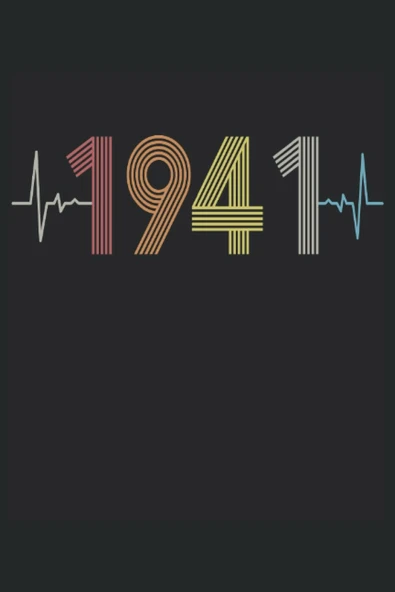 Independently Published Heartbeat Birthday Born 1941 Year Heart Beat Frequency Ecg: Puzzle Book - 100X Sudoku Hard - Funny Heart Line Birthday Gift, Retro, Mystery, Note, Book, Brain ürün görseli 1