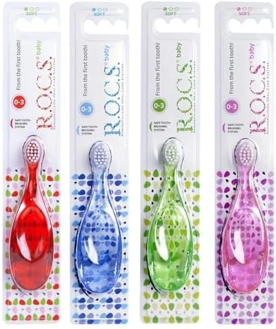 R.O.C.S. Baby Fırçası (Asorti) Ihlamur Özlü Florürsüz Bebek Macunu Seti ürün görseli 1