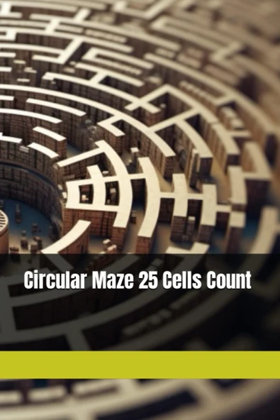 Independently Published Circular Maze 25 Cells Count ürün görseli 1