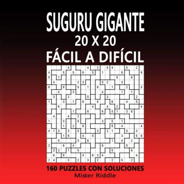Suguru Gigante 20 X 20 - Fácil A Difícil - 160 Puzzles Con Soluciones ürün görseli 1