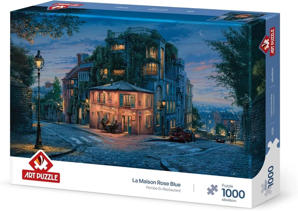 Puzzle Pembe Ev 1000 Parça Puzzle ürün görseli 1