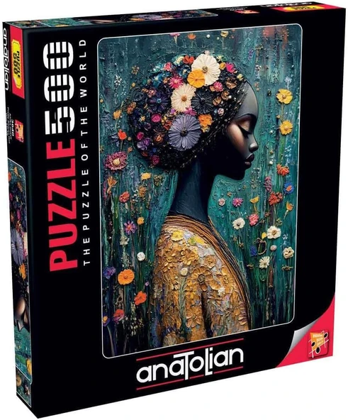 Anatolian Puzzle - Afrika Güzeli,500 Parça Puzzle, #3640 ürün görseli 1