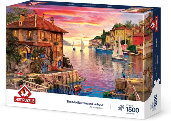 Puzzle Akdeniz Limanı 1500 Parça Puzzle ürün görseli 1