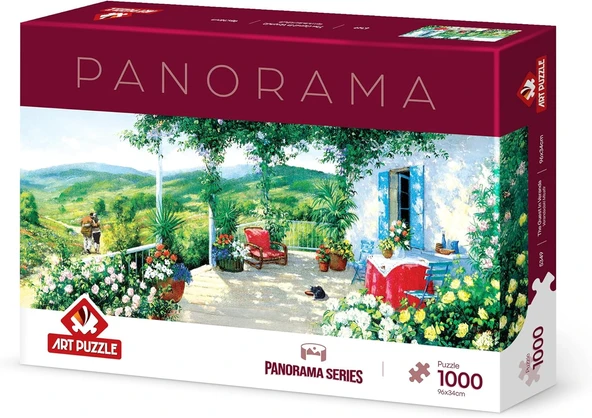 Puzzle Verandadaki Misafir 1000 Parça Panorama ürün görseli 1
