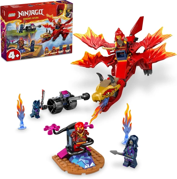 Ninjago Kai’Nin Kaynak Ejderha Savaşı 71815-4 Yaş Üzeri Çocuklar Için 4 Minifigür İçeren Yaratıcı Oyuncak Yapım Seti (120 Parça) ürün görseli 1