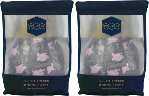 Pereja Kolonyalı Mendil 7X12 Doypack Kaşmir X 150 (2 Paketi) ürün görseli 1