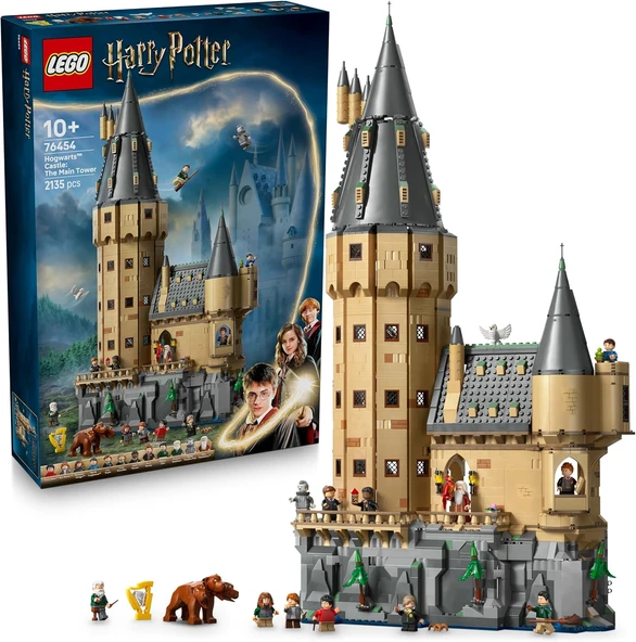 Harry Potter Hogwarts Şatosu: Ana Kule 76454 - Harry Potter Seven 10 Yaş Üzeri Çocuklar İçin Hogwarts Ana Kulesini İçeren Dekoratif Yaratıcı Oyuncak Yapım Seti, Doğum Günü Hediyesi (2135 Parça) ürün görseli 1