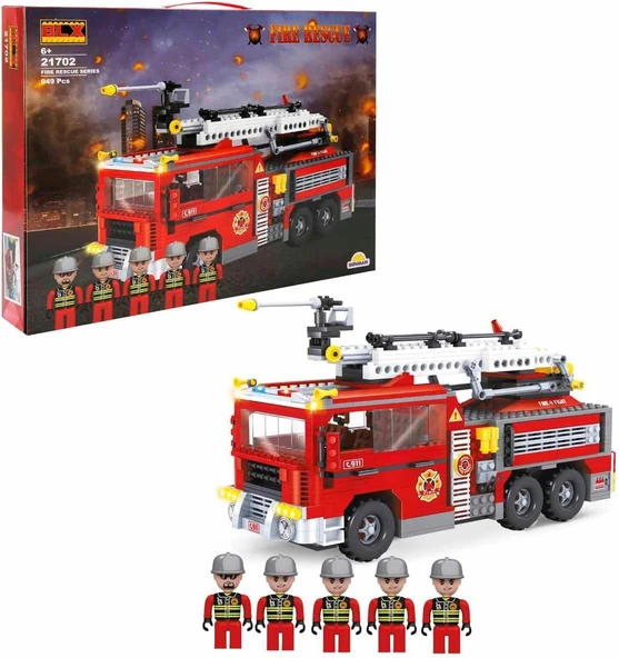Blx Fire Rescue İtfaiye Aracı Yangın Söndürme Ekibi 21702 ürün görseli 1
