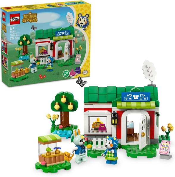 Animal Crossing Able Sisters Giyim Mağazası 77055, 6 Yaş Üzeri Kız Erkek Çocukları İçin Yaratıcı Oyuncak Yapım Seti, Rol Yapma, Yaratıcı Hediye Fikri (322 Parça) ürün görseli 1