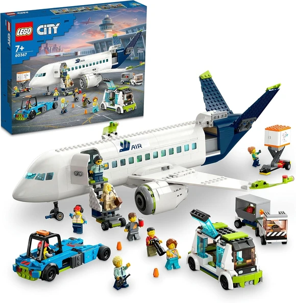 Lego® City Yolcu Uçağı 60367 - Yaş Üzeri Çocuklar Uçak Meraklıları Için Yaratıcı Oyuncak Yapım Seti (930 Parça) ürün görseli 1