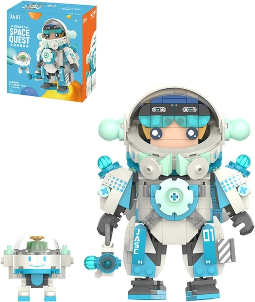 Jaki Space Quest Serisi Astronot-Jk9107(488 Parça) Oyuncak Yapım Seti ürün görseli 1