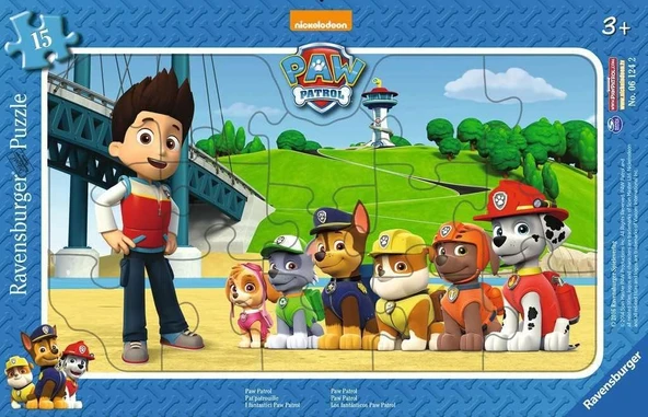 Ravensburger 15 Parça Küçük Çerçeveli Paw Patrol Puzzle -061242 ürün görseli 1