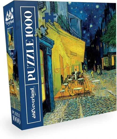 Neverland 1000 Parça Puzzle - Café Terrace At Night (Kafe Terasta Gece) ürün görseli 1