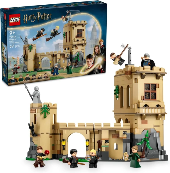 Harry Potter Hogwarts Şatosu: Uçuş Dersleri 76447-9 Yaş Üzeri Çocuklar Yetişkinler Için Koleksiyonluk Oyuncak Yapım Seti, Doğum Günü Hediyesi (651 Parça) ürün görseli 1