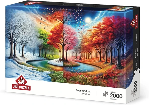 Puzzle Dört Dünya 2000 Parça Puzzle ürün görseli 1