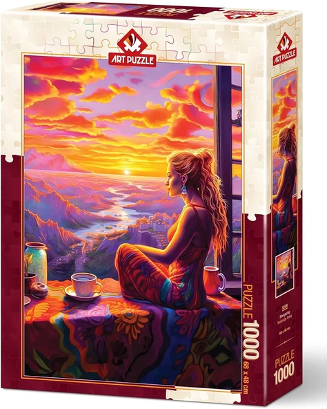Puzzle Mutluluğa Bakış 1000 Parça Puzzle ürün görseli 1