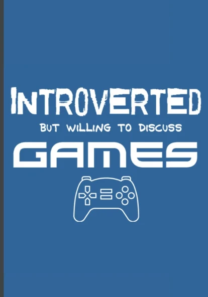 Introverted But Willing To Discuss Games - ürün görseli 1