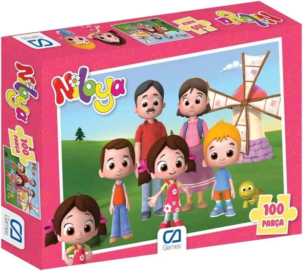 Ca Games Niloya 100 Parça 34X24Cm Çocuk Puzzle Yapboz Serisi ürün görseli 1