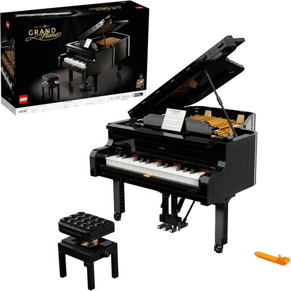 Ideas Kuyruklu Piyano 21323 – Yetişkinler Için İnteraktif Yapım Seti, Hobi Tutkunları Müzik Severler Için Sergilenebilir Model, Özel Günler Için Harika Hediye Fikri (3662 Parça) ürün görseli 1
