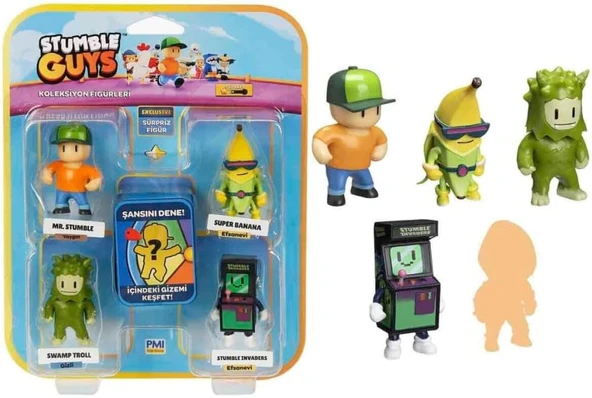 Pmi Sg2240 Stumble Guys Figür Seti 5Li -Necotoys ürün görseli 1