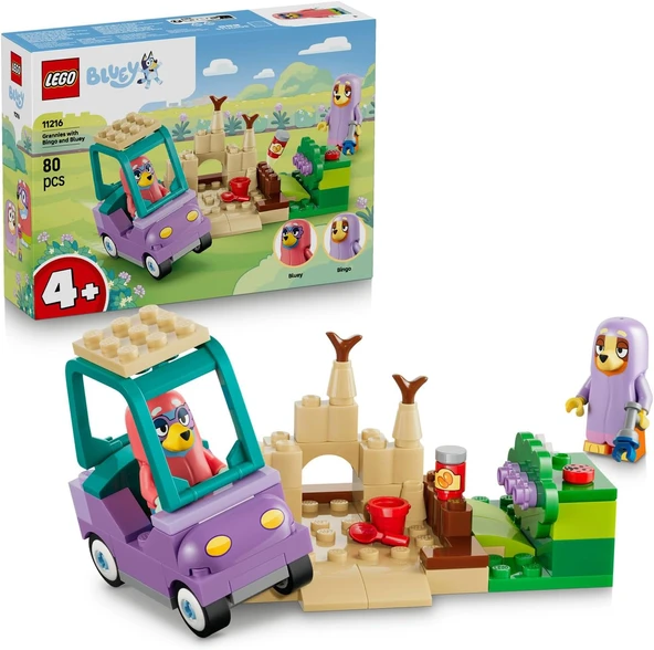Bluey Büyükanneler Ile Bluey 11216-4 Yaş Üzeri Çocuklar Için Minifigür İçeren Oyuncak Yapım Seti (80 Parça) ürün görseli 1