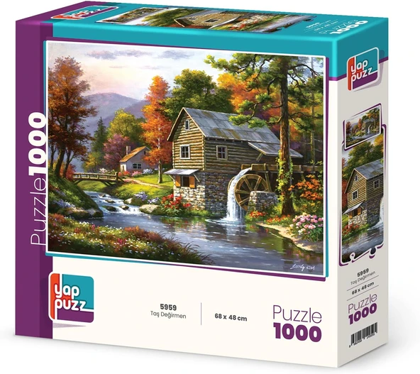 Taş Değirmeni 1000 Parça Puzzle ürün görseli 1