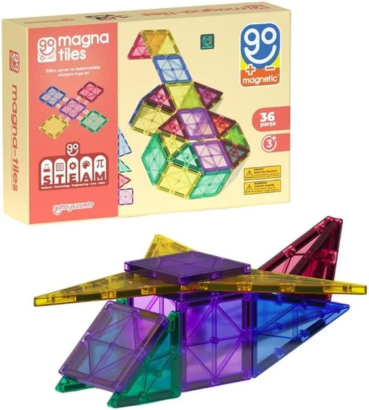 Magna-Tiles 36 Parça ürün görseli 1