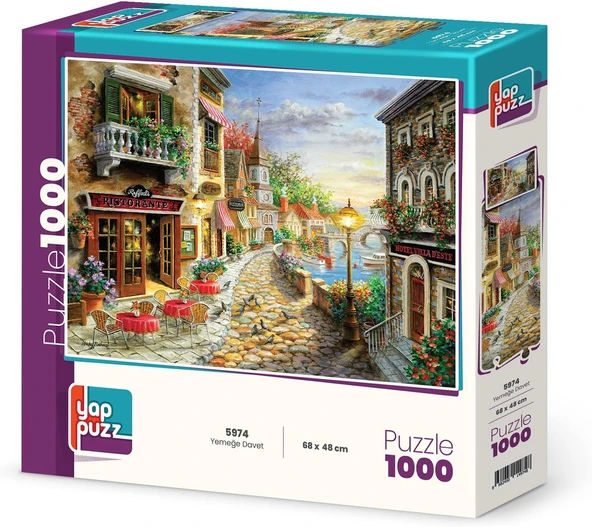 Yemeğe Davet 1000 Parça Puzzle ürün görseli 1