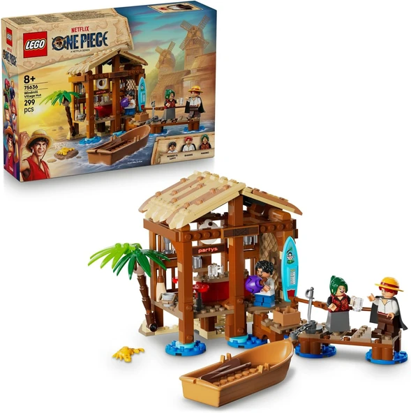 One Piece Yel Değirmeni Köyü Kulübesi 75636 – Anime Sever 8 Yaş Üzeri Çocuklar Için Koleksiyonluk Model, Yaratıcı Oyuncak Yapım Seti Doğum Günü Hediye Fikri (299 Parça) ürün görseli 1