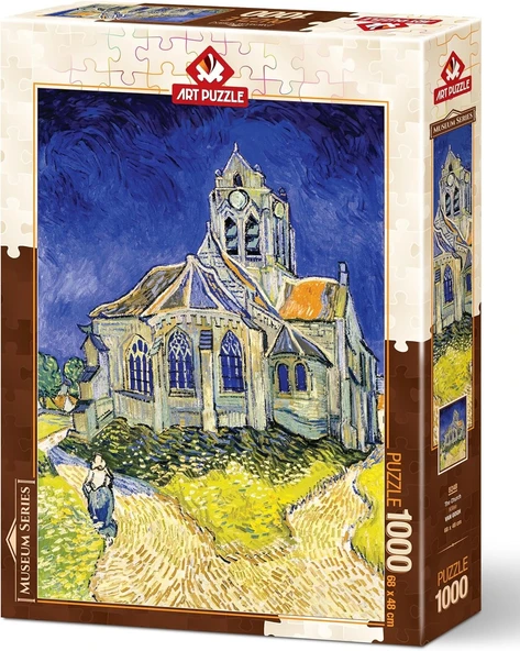 Puzzle Kilise, Vincent Van Gogh 1000 Parça Puzzle ürün görseli 1