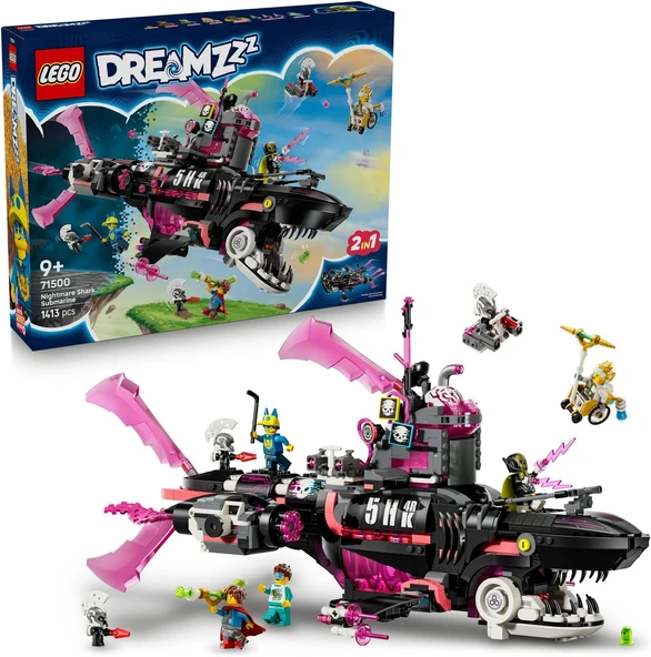 Dreamzzz Kabus Balığı Denizaltısı 71500-9 Yaş Üzeri Deniz Tutkunu Çocuklar Için Balığı Denizaltı İçeren Yaratıcı Oyuncak Yapım Seti, Doğum Günü Hediyesi (1413 Parça) ürün görseli 1
