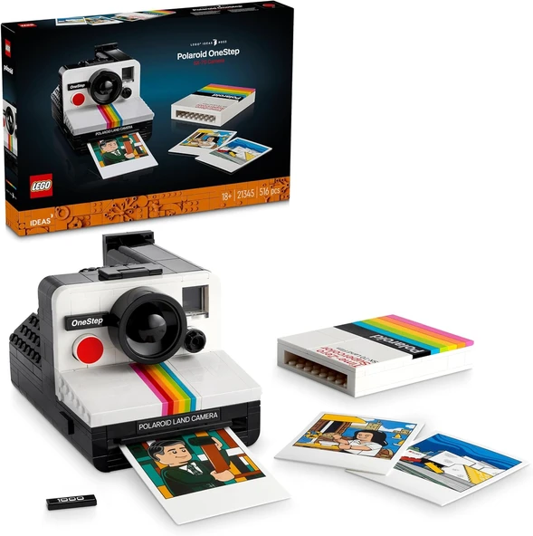 Ideas Polaroid Sx-70 Kamera 21345 – Fotoğraf Meraklısı Yetişkinler Için Koleksiyonluk Sergilenebilir Yaratıcı Model Yapım Seti, Doğum Günü Hediyesi Fikri (516 Parça) ürün görseli 1