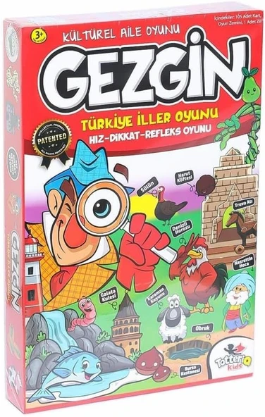 Nessiworld 2290 Gezgin Türkiye İller Oyunu -Tottreiq ürün görseli 1