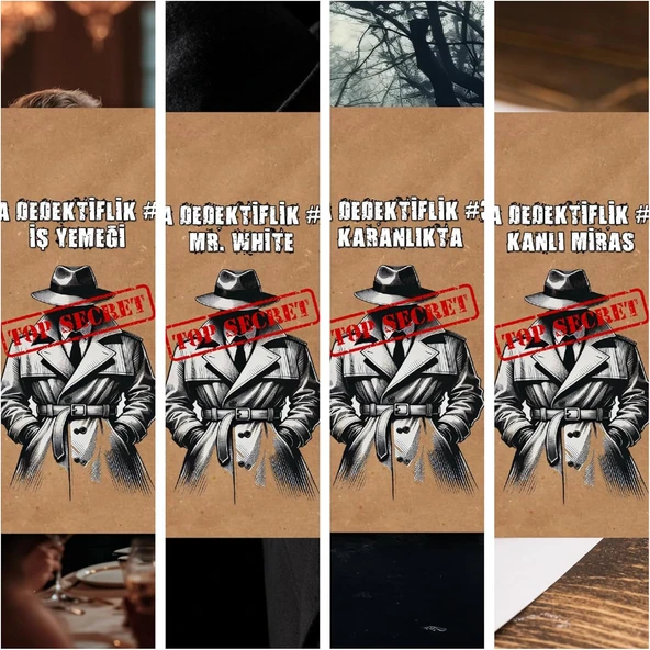 4Lü Dedektif Oyunu Seri Katil Davası, Suçluyu Bulma, Çözülemeyen Davalar ürün görseli 1