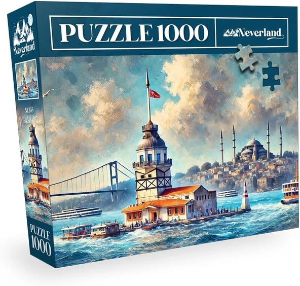 Neverland 1000 Parça Puzzle - Kız Kulesi ürün görseli 1
