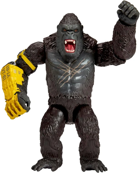 Monsterverse Godzilla For Kong The New Empire - Mn303300Kong 15 Cm Mafsallı Aksiyon Figürü Koleksiyonu, Son Derece Detaylı Aksesuarlı, 4 Yaş Üstü Çocuklar İçin, ürün görseli 1