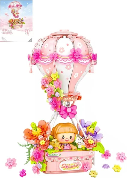 Loz Creative Serisi Pembe Hava Balonu 750 Parça Oyuncak Yapım Seti Fflz-4114 ürün görseli 1