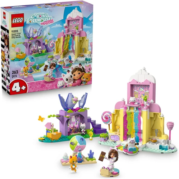 Gabby’S Dollhouse Tatlı Şekerleme Dağı Bahçesi 11205-4 Yaş Üzeri Çocuklar Için Figürü İçeren Hayvan Temalı Yaratıcı Oyuncak Yapım Seti, Doğum Günü Hediye Fikri (263 Parça) ürün görseli 1