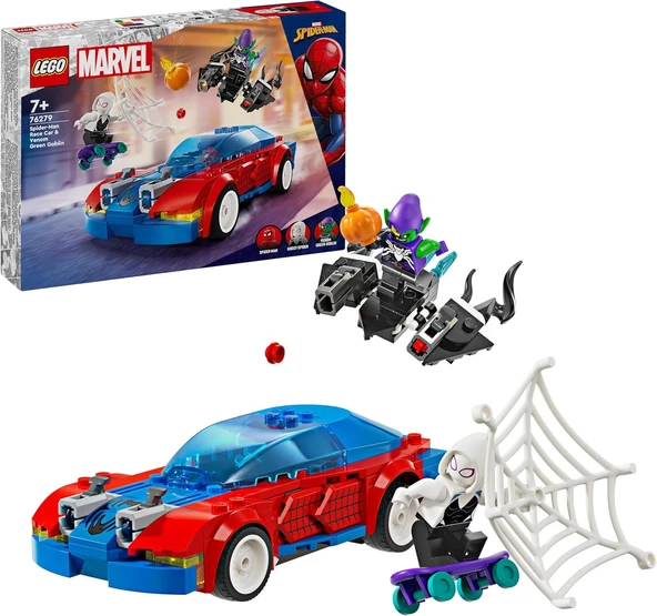 | Örümcek Adam Yarış Arabası Venom Green Goblin 76279 – 7 Yaş Üzeri Kız Erkek Çocuklar Için Spidey Minifigürü İçeren Oyuncak Yapım Seti, Doğum Günü Hediyesi Fikri (227 Parça) ürün görseli 1