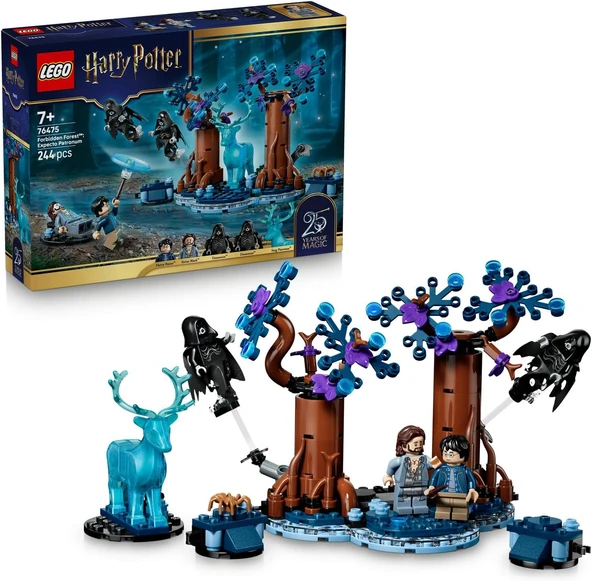 Harry Potter Yasak Orman: Expecto Patronum 76475-7 Yaş Üzeri Çocuklar Için 2 Ruh Emici Figürü Çatal Boynuzlu Geyik Patronus İçeren Yaratıcı Oyuncak Yapım Seti, Hediye Fikri (244 Parça) ürün görseli 1