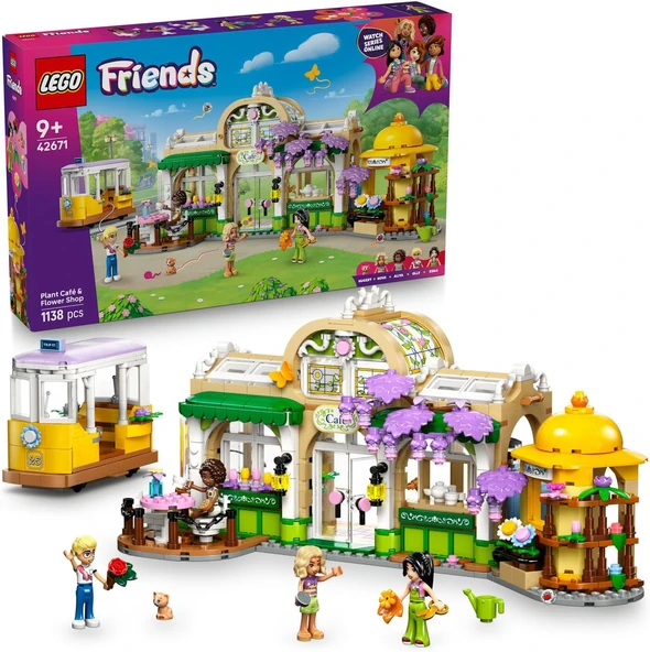 Friends Bitki Kafe Çiçekçi Dükkanı 42671 – 9 Yaş Üzeri Çocuklar Için Mağaza Temalı Çicekçi İçeren Yaratıcı Oyuncak Yapım Seti, Doğum Günü Hediyesi (1138 Parça) ürün görseli 1
