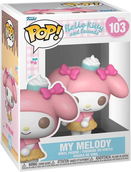 Funko Pop Sanrio: Hello Kitty - My Melody (Ice Cream) Figür ürün görseli 1