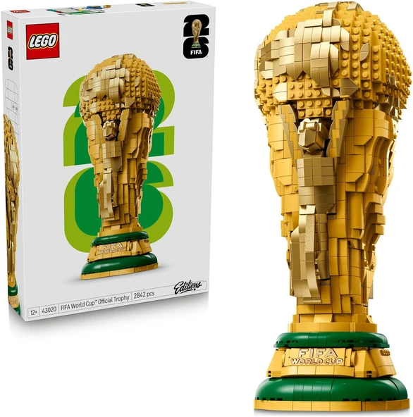 Editions Dünya Kupası Resmi Kupa 43020-12 Yaş Üzeri Çocuklar Için 2 İnsan Figürü, İkonik Küre Levha İçeren Yaratıcı Dekoratif Yaratıcı Oyuncak Yapım Seti, Hediye Fikri (2842 Parça) ürün görseli 1